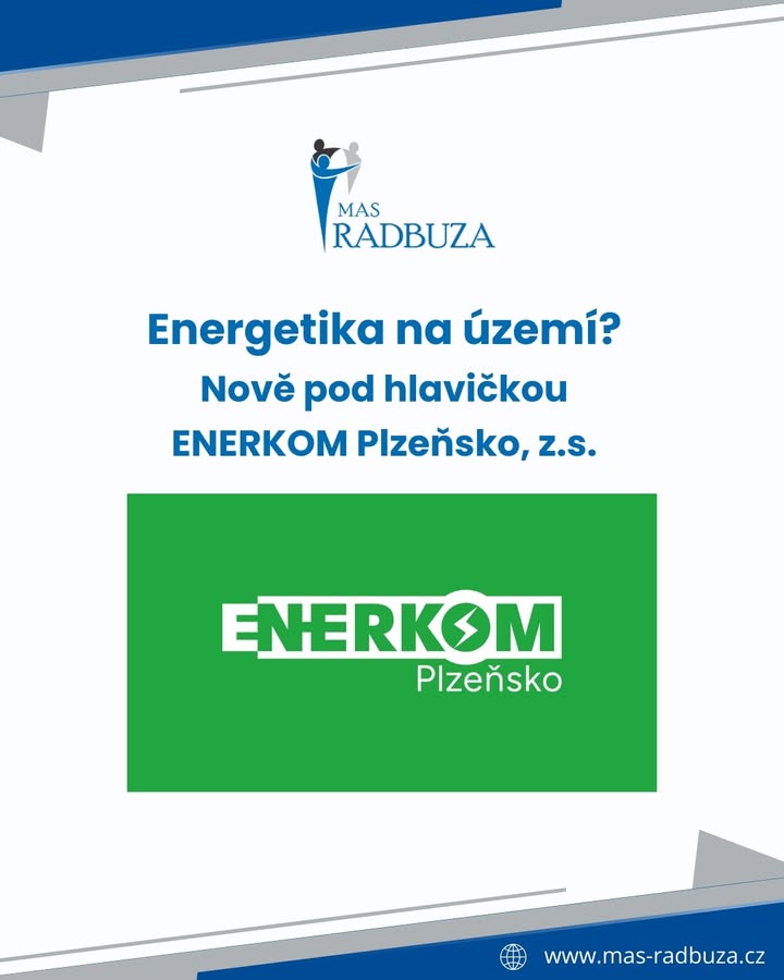 Energetika v území MAS? Nově zajišťuje Enerkom Plzeňsko💚

S ukončením dotačního programu Nová zelená
