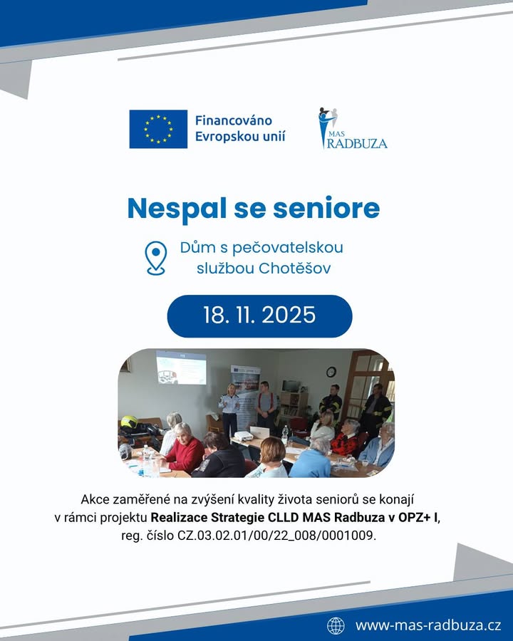 Nespal se seniore: Perfektní akce v Chotěšově 😍🚒

Pro seniory v obci Chotěšov jsme připravili další 